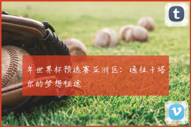年世界杯预选赛亚洲区:通往卡塔尔的梦想征途